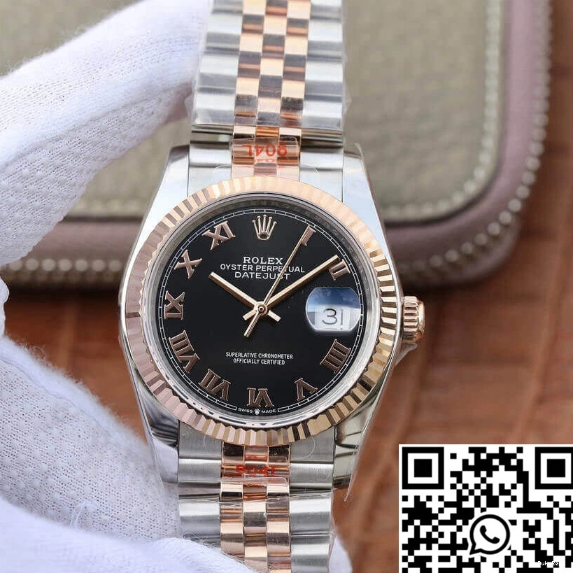 Datejust Factory GM Rose Rolex 36MM Gold 116231 0118